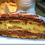 chocolate,galletas y natillas